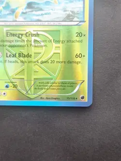 Pokemon Leafeon Team Plasma Plasma Freeze Reverse Holo Card 11/116 NM+ Condition - Image 4