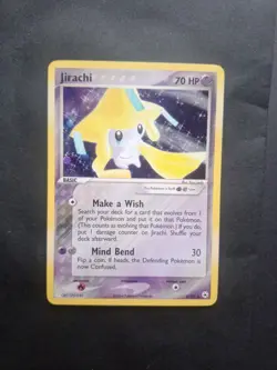 Pokemon TCG Jirachi Holo Rare Card 8/101 EX Hidden Legends - Image 1