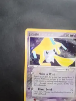 Pokemon TCG Jirachi Holo Rare Card 8/101 EX Hidden Legends - Image 2