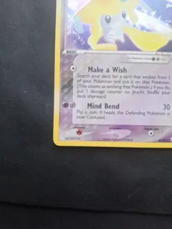 Pokemon TCG Jirachi Holo Rare Card 8/101 EX Hidden Legends - Image 3