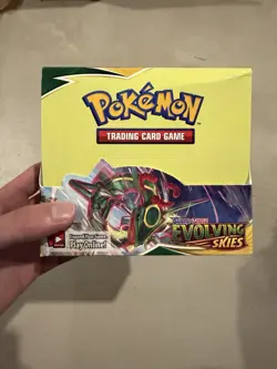 1x EMPTY - Pokemon TCG Sword & Shield Evolving Skies Booster Box - No cards - Image 1
