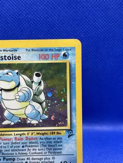 Pokemon TCG Blastoise Base Set 2 Holo Unlimited Rare Card 2 - Image 2