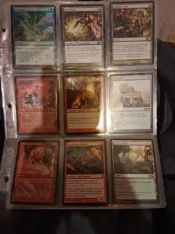 Big Old Vintage Magic The Gathering 63 Cards Collection Binder Random Sets - Image 5