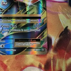 M Venusaur EX Full Art Holo Card 100/108 Evolutions NM Condition - Image 5