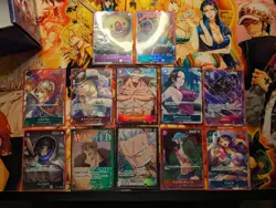 One Piece TCG Lot of (12) Cards Japanese NM Mixed Characters Alternate Arts - Image 1