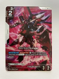 Gundam Card Game Strike Rouge GD01-069 R+ English - Image 1