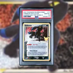 PSA 10 Umbreon Gold Star 17 - Celebrations Classic Collection - Gem Mint Card - Image 2