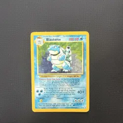 Pokemon TCG Blastoise Holo Rare Card Base Set 2/102 - Image 1