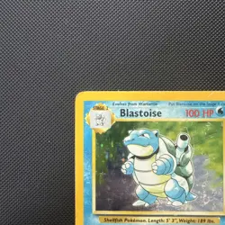 Pokemon TCG Blastoise Holo Rare Card Base Set 2/102 - Image 2