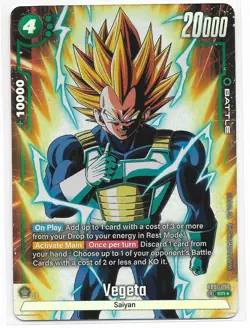Dragon Ball Super Card Game Vegeta Awakened Pulse FB01-096 Regular Super Rare - Image 1