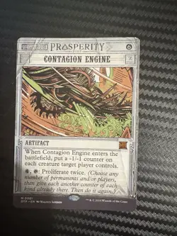 ​Contagion Engine - Outlaws of Thunder Junction: Breaking News - Near Mint EN MT - Image 1