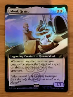 Monk Gyatso (Extended Art Foil) MTG Avatar: The Last Airbender: Eternal-Legal NM - Image 1