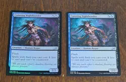 MTG 2x Cunning Nightbonder (1 Foil) - Ikoria IKO - 219 Uncommon Human Rogue - Image 1