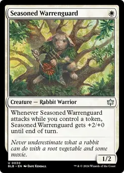 SEASONED WARRENGUARD x4 mtg NM-M Bloomburrow 4 Unc - Image 1