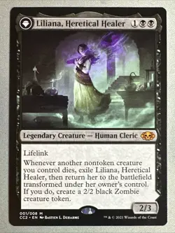 MTG / Liliana, Heretical Healer / CC2 / #1 / Regular / Mythic / NM - Image 1