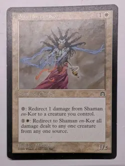 MTG Shaman en-Kor x1- -Stronghold-Lightly Played - Image 1