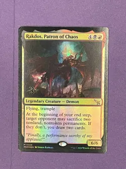 Rakdos, Patron of Chaos - Foil PRERELEASE Mythic - MKM 0224 - MTG - Image 1