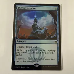 WOTC MTG Masters 25 Pact of Negation (R) (Foil) NM - CEDH Staple - Free Counter - Image 1