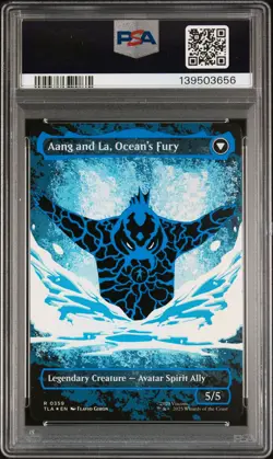 2025 MTG AVATAR #0359 AANG AND LA, OCEAN'S FURY/AANG, SWIFT SAVIOR PSA 10 - Image 2