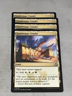 MTG Tarkir Dragonstorm U Sandsteppe Citadel #0266 PLAYSET 4X X4 - Image 1