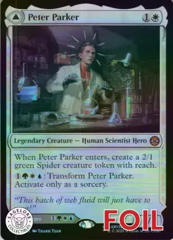 MTG Peter Parker (10) | NM Foil | Spider-Man {SPM} - Image 1