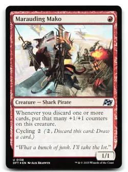 Marauding Mako (Foil) #138 Aetherdrift - Image 1