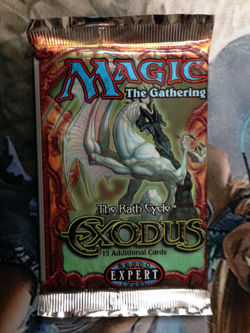 Magic "Exodus" 15-Card Sealed Booster Pack X1 - Image 1