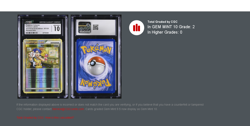 Pokemon Collector 97/123 HeartGold & SoulSilver Reverse Holo CGC 10 * POP 2! * - Image 3