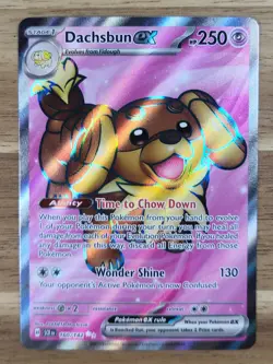 Pokemon TCG - S&V - Stellar Crown - Dachsbun EX 160/142 - Ultra Rare - Nm - Image 1