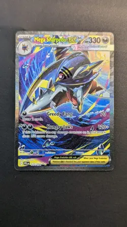 Mega Sharpedo ex 127/094 Special Illustration Pokemon Phantasmal Flames - Image 1