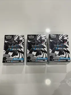 Pokemon TCG: Scarlet & Violet Black Bolt Booster Bundle Sealed x3 - Image 1