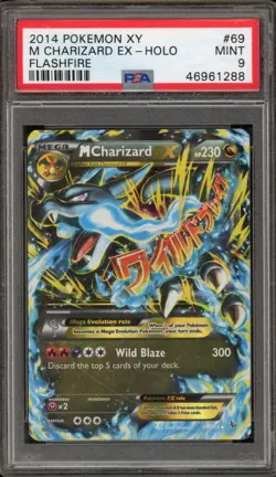 Pokemon M Charizard EX XY Flashfire Holo Rare #69 PSA 9 Mint - Image 1