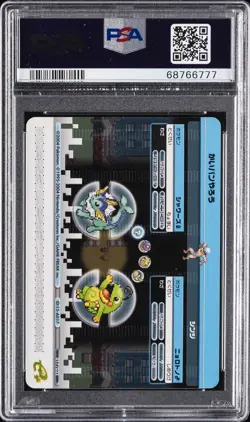 2004 POKEMON JPN E-BATTLE FIRERED & LEAFGREEN #A017 SWIMMER BRADEN PSA 9 - Image 2