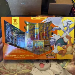 Pokemon TCG: Reshiram Charizard GX Premium Collection Tag Team Box - Sealed - Image 1