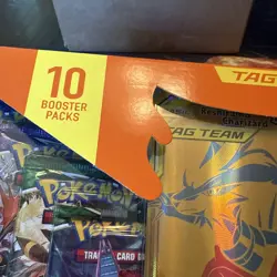 Pokemon TCG: Reshiram Charizard GX Premium Collection Tag Team Box - Sealed - Image 2