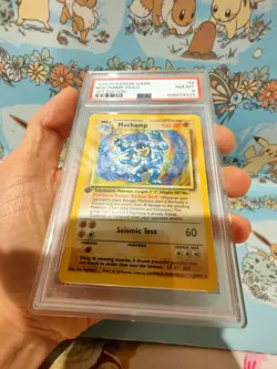 Machamp Pokemon Base Set Holo 1999 Wizards of The Coast (WOTC) 8/102 PSA 8 - Image 4