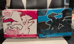 2 Total - 1 White Flare Pokemon Center ETB And 1 Black Bolt Pokemon Center ETB - Image 1