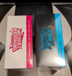 2 Total - 1 White Flare Pokemon Center ETB And 1 Black Bolt Pokemon Center ETB - Image 5