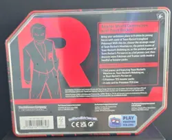 Team Rocket Tin - Team Rocket's Nidoking ex - Factory Sealed - Pokemon TCG - Image 2