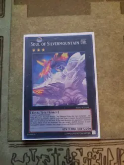 YUGIOH SOUL OF SILVERMOUNTAIN REDU-EN048 SUPER UNLIMITED ED NM - Image 1