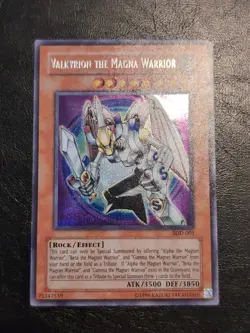 Yu-Gi-Oh! PRISMATIC SECRET RARE HOLO VALKYRION THE MAGNA WARRIOR SDD-001 LP/MP - Image 1