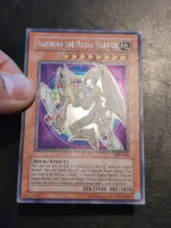 Yu-Gi-Oh! PRISMATIC SECRET RARE HOLO VALKYRION THE MAGNA WARRIOR SDD-001 LP/MP - Image 2