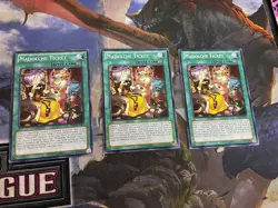 Yugioh! 3x (NM) Madolche Ticket ABYR-EN061 Unlimited Common - Image 1