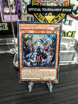 Yu-Gi-Oh! **EURO ENGLISH** Astellar of the White Forest Secret Rare INFO-EN013 N - Image 1