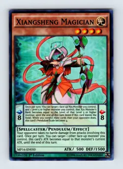 Xiangsheng Magician - MP16-EN050 - Super Rare - 1st Edition - NM - Yugioh - Image 1
