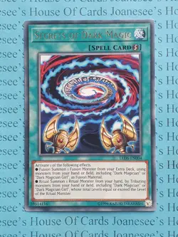 LED6-EN004 Secrets of Dark Magic Rare Yu-Gi-Oh Card (Unl) New - Image 3