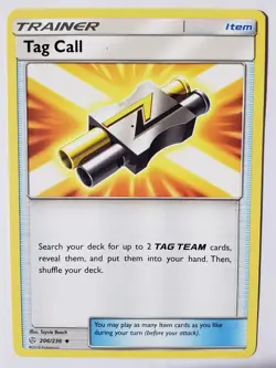 Tag Call 206/236 PL / LP - Cosmic Eclipse Pokemon Card $2 Combined Shipping - Image 1