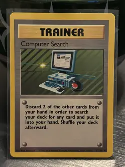 Pokemon TCG Trainer Rare Card Computer Search, 071/102 Base Set - Image 1