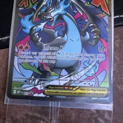 Mega Charizard X ex 023 Pokemon Phantasmal Flames Promo Card Sealed from UPC - Image 4