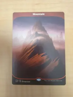 Mountain Land Regular MTG Unstable Card #215 Near Mint Magic Card - Image 1